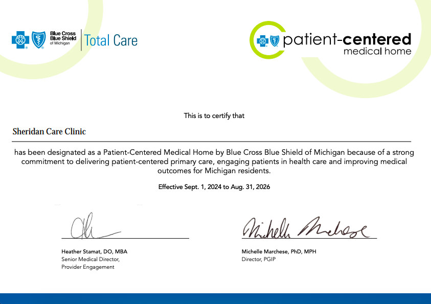 PCMH Certificate